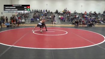 150 lbs Cons. Round 2 - Jadyn Bevans, Solon vs Robert Hatcher, Clear Creek-Amana