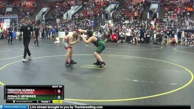 150 lbs Quarterfinal - Trenton Nurkka, Northwest Red Crushers vs Donald Heminger, Lapeer Lightning WC