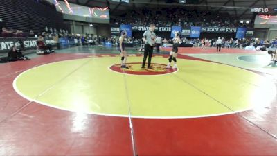 Girls 2A 110 lbs Champ. Round 2 - Natalie Perkins, Columbia River (Girls) vs Grayce Mendez, Othello (Girls)