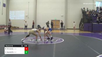 106 lbs Prelims - Blake Simonds, Leonardtown vs Chris Gandolfo, Salesianum