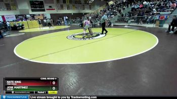 220 lbs Cons. Round 4 - Nate King, Pine Creek vs Jose Martinez, Dinuba