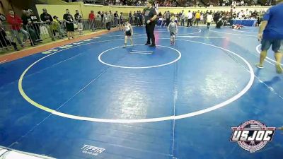 52 lbs Round Of 16 - Wyatt Blake, Lions Wrestling Academy vs Tuff Jump, Powerhouse Wrestling