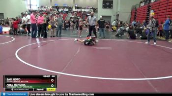 80 lbs Champ. Round 1 - Abel Hendrix, Tennessee Valley Wrestling vs Sam Noto, Elevate Wrestling Club