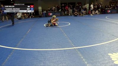 56 lbs Cons. Semis - Liam Miller, Sebolt Wrestling Academy vs Gabriel Beltran, Maryland