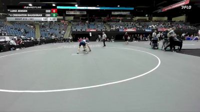 141 lbs Cons. Round 4 - Luke Jensen, Corban vs 6 Creighton Baughman, Concordia