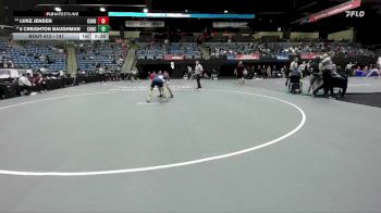 141 lbs Cons. Round 4 - Luke Jensen, Corban vs 6 Creighton Baughman, Concordia