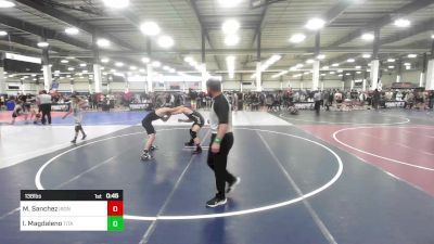 138 lbs Consi Of 8 #1 - Michael Sanchez, Iron Squad vs Izayah Magdaleno, Titans WC