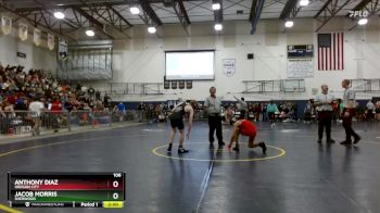 106 lbs Semifinal - Anthony Diaz, Oregon City vs Jacob Morris, Sherwood