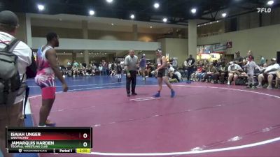 200 lbs Round 3 - JaMarquis Harden, Techfall Wrestling Club vs Isaiah Unger, Unattached