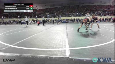 119 lbs Consi Of 8 #1 - Rogan Choate, Hennessey Takedown Club vs Hayden Brinlee, D3 Wrestling Cluib