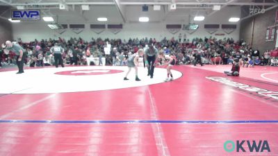 65-83 lbs Rr Rnd 2 - Emma Luper, Wyandotte Youth Wrestling vs Eralynn Slaton, Bristow Youth Wrestling