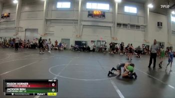 72 lbs Round 3 (6 Team) - Jackson Bish, Lake/Armory Red vs Mason Horner, Contenders WA Green