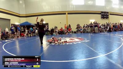 40 lbs Round 1 - Jameson McParlan, Oak Hill Wrestling Club vs Erik Sanders, Contenders Wrestling Academy