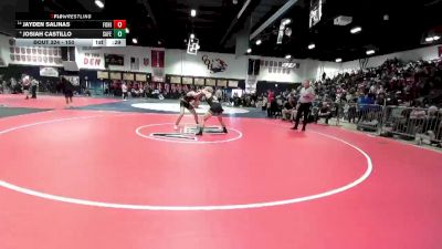 150 lbs Cons. Round 2 - Jayden Salinas, Foothill (Santa Ana) vs Josiah Castillo, Santa Fe