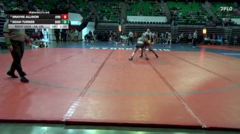 5A 190 lbs Champ. Round 1 - Noah Turner, Corner vs Drayke Allison, A P Brewer High School