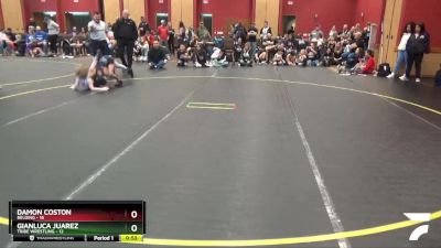 70 lbs Round 4 (6 Team) - Gianluca Juarez, Tribe Wrestling vs Damon Coston, Belding