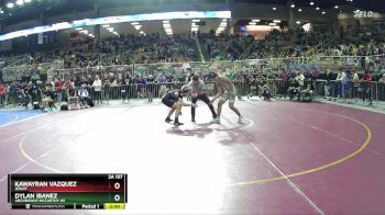 2A 157 lbs Champ. Round 1 - Dylan Ibanez, Archbishop Mccarthy Hs vs Kawayran Vazquez, Jesuit