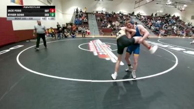 138 lbs Cons. Round 4 - Jace Foss, Buffalo vs Ryker Goss, Sheridan