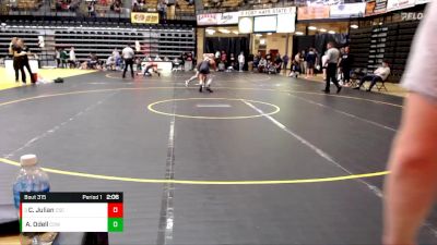 133 lbs Quarterfinal - Colter Julian, Chadron State vs Aidan Odell, Cowley CC