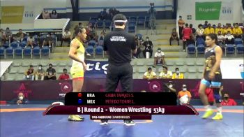 53 kg Rr Rnd 2 - Sabrina Gama Tapajos, Brazil vs Laura Gabriela Peredo Torres, Mexico