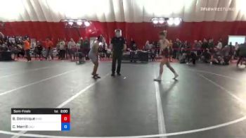 62 kg Semifinal - Brodie Dominique, Ohio vs Coby Merrill, California