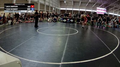 144 lbs Champ. Round 1 - Anthony Saldana, MTC - MANTANONA TRAINING CENTER vs Wyatte Nicholson, Nevada