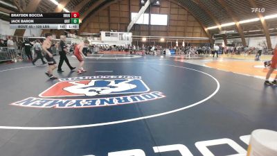 125 lbs Round Of 32 - Brayden Boccia, Doughboy vs Jack Baron, Grit Mat Club
