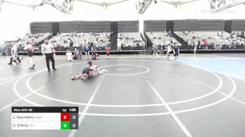 73 lbs Rr Rnd 6 - Jacob Saunders, Red Nose WC vs Danny D'Arcy, Triumph Trained