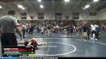 115 lbs Cons. Round 4 - Everest Sutton, Mat Sense vs Jackson Calvert, Elk Grove Wrestling Academy