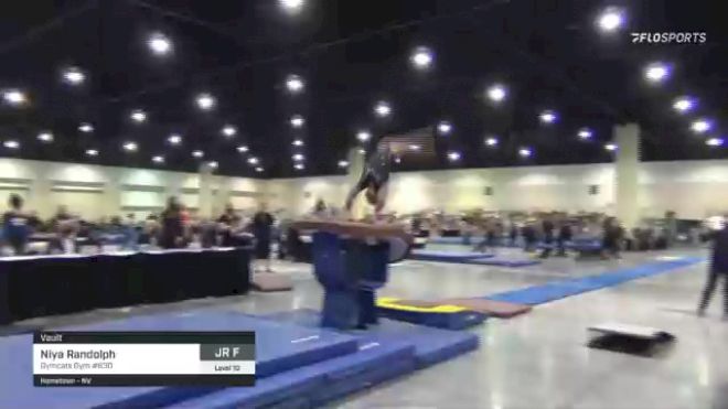 Niya Randolph - Vault, Gymcats Gym #630 - 2021 USA Gymnastics Development Program National Championships