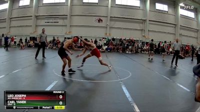 126 lbs Round 2 (4 Team) - Cael Yanek, OMP vs Leo Joseph, All American