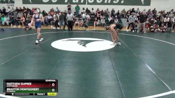 132 lbs Semifinal - Matthew Dupree, Scottsboro vs Braxton Montgomery, Florence