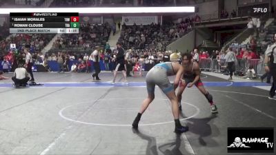 144 lbs 2nd Place Match - Isaiah Morales, The Best Wrestler vs Roman Clouse, Trailblazer