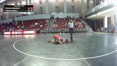 86 lbs Cons. Round 2 - Nolan Demarest, Enlisted Nine Fight Company VA vs Bryce Howell, Jr Big Orange