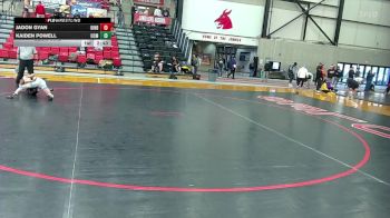 125 lbs Semifinal - Jadon Gyan, Indianapolis vs Kaiden Powell, Central Missouri