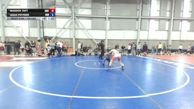 120 lbs Cons. Semis - Maddox Taft, Inland Northwest Wrestling Training Center vs Aizak Fetters, UP Outlaw WC