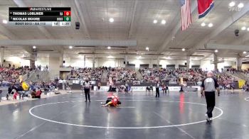 AA 113 lbs Champ. Round 1 - Nicolas Moore, Houston High School vs Thomas Lobliner, Ravenwood High School