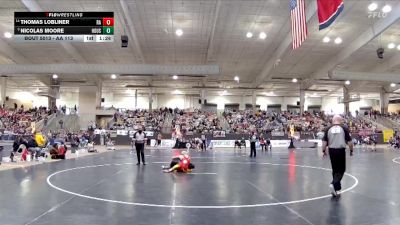 AA 113 lbs Champ. Round 1 - Nicolas Moore, Houston High School vs Thomas Lobliner, Ravenwood High School