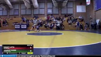 130 lbs Cons. Round 2 - Hailey Latta, Arlington vs Hannah Hader, Glacier Peak