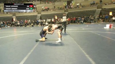 145 Championship Bracket Champ. Round 3 - Isaac Leonard, Stillwater vs Brody Ernest, Oconomowoc