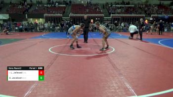 144 lbs Cons. Round 2 - Logan Jellesed, Cabinet Mountain Elite vs Dallas Jacobsen, Bonneville Wrestling Club