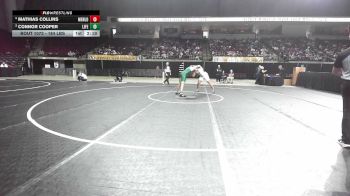 184 lbs 3rd Place - Mathias Collins, Menlo College (NCAA) vs Connor Cooper, Life