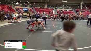 205 lbs Cons. Round 2 - Guillermo Morales, Dodge City Wrestling Academy vs Boone White, Caney Valley