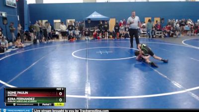 70 lbs Cons. Round 2 - Ezra Fernandez, Sublime Wrestling Academy vs Rome Paulin, Buzzsaw