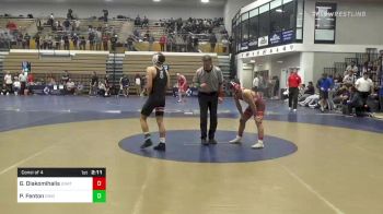 125 lbs Consi Of 4 - Gregory Diakomihalis, Unattached-Cornell vs Peyton Fenton, Ohio State