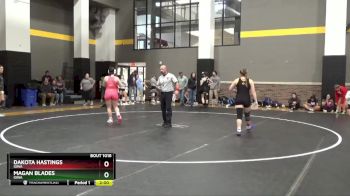 136 lbs Champ. Round 1 - Dakota Hastings, Iowa vs Magan Blades, Iowa