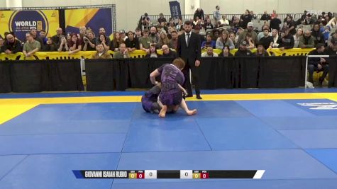 Jacob Gary Johnston vs Giovanni Isaiah Rubio 2024 World IBJJF Jiu-Jitsu No-Gi Championship