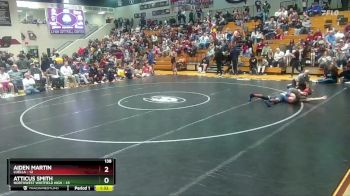 138 lbs Round 1 (16 Team) - Atticus Smith, Northwest Whitfield High vs Aiden Martin, Luella