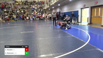 107 lbs R-32 - Collin Nasdeo, Williamsport vs Chazz Robinson, Lake Highland Prep-FL