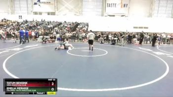 173-179 lbs Round 3 - Emelia Merhige, Columbia Youth Wrestling Club vs Tatum Bensink, WRCL Wrestling Club
